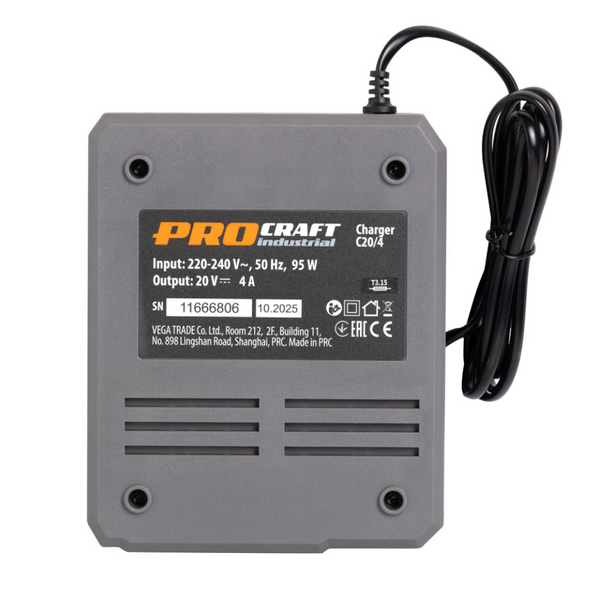 Зарядное устройство 4A Procraft Industrial C20/4 100204 фото